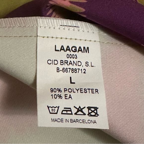 Free People BNWT Laagam Lea midi dress size Large - Picture 12 of 16